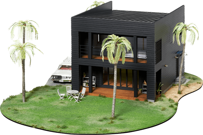 マリブ カリフォルニア住宅 デザイン住宅をローコストの工務店で