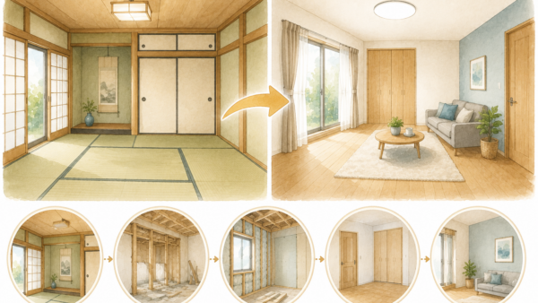 和室から洋室へのリフォーム費用は？メリット・注意点と施工事例を解説
